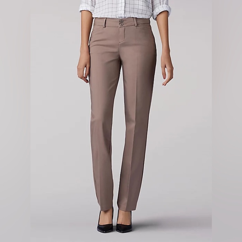 LEE SECRETLY SHAPES STRAIGHT LEG PANT PLUS SIZE